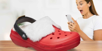 Crocs classic lined santa claus