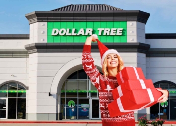 Dollar Tree calcetin navidad