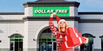 Dollar Tree calcetin navidad