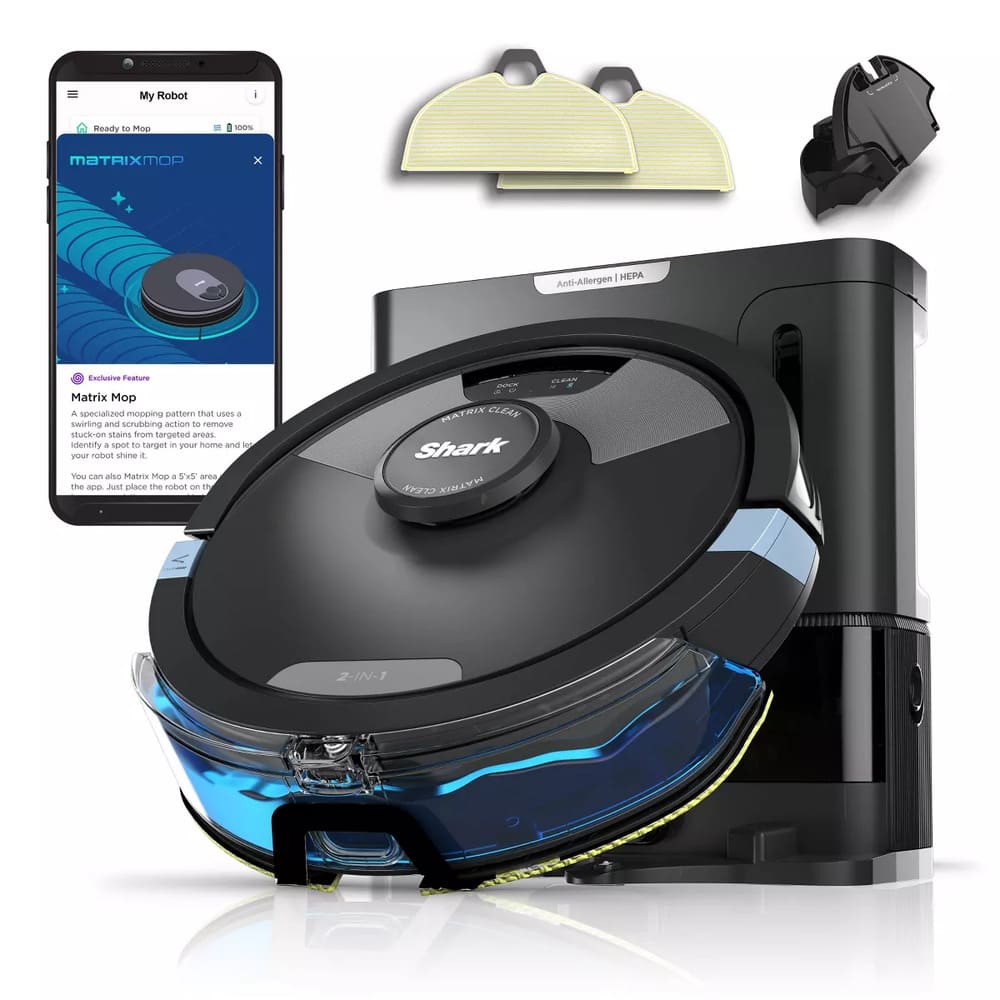 Target Shark Matrix Plus 2in1 Robot Vacuum & Mop with Sonic Mopping