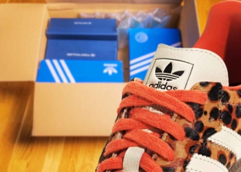 Adidas Samba animal print