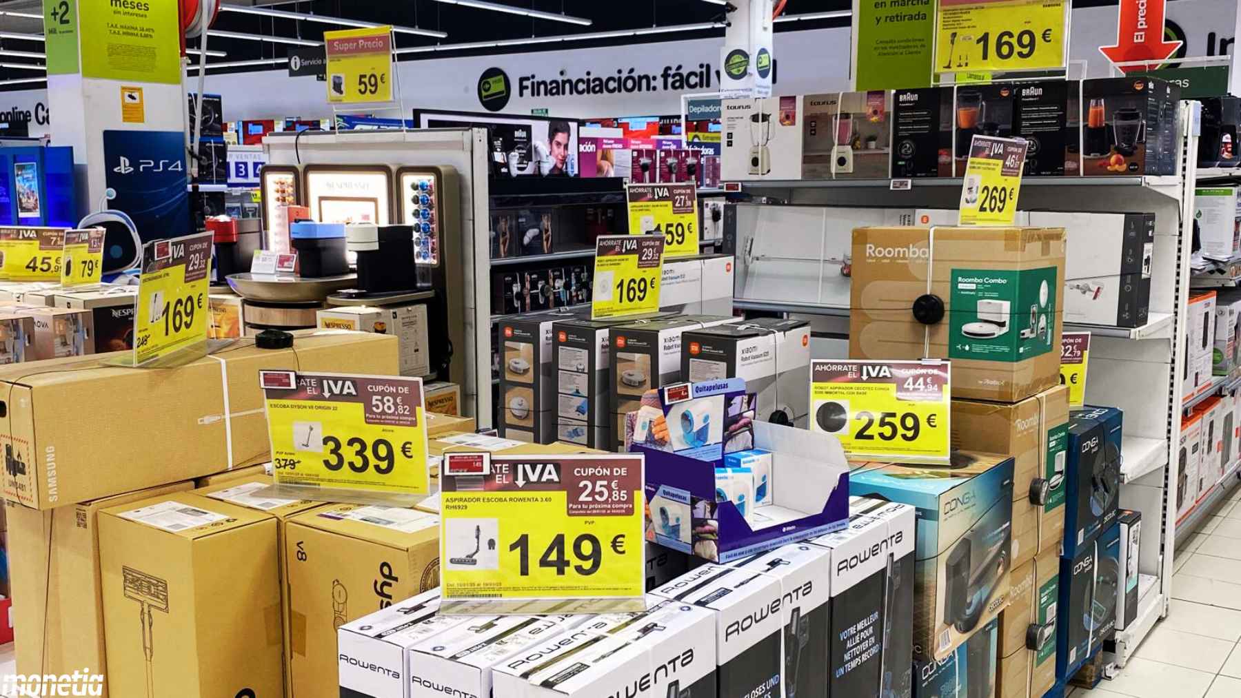 Carrefour aspiradora escoba Taurus