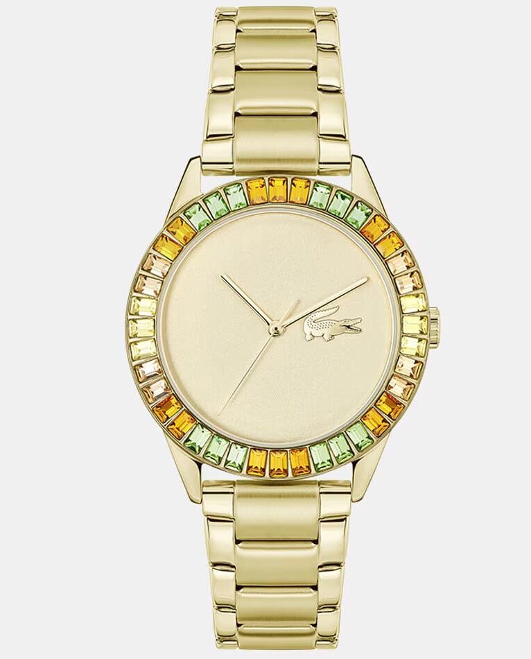 El Corte Inglés Lacoste Reloj de mujer Ladycroc 2001410 de acero dorado