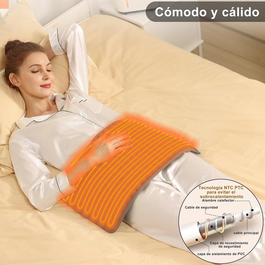 Manta Electrica Lumbar, Manta eléctrica para espalda de Amazon