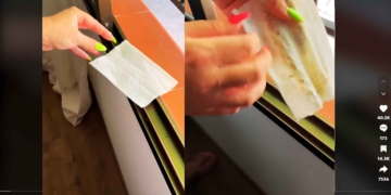 Truco viral limpieza rieles ventana