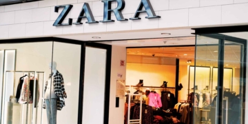 Zara abrigo efecto pelo