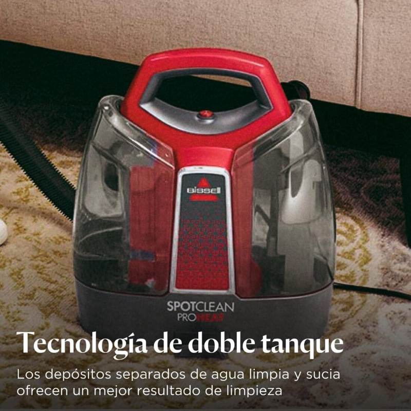 BISSELL SpotClean ProHeat, Aspiradora de Agua Tapiceria