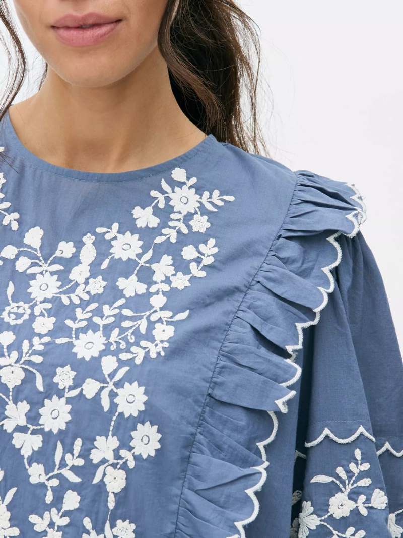 Blusa victoriana con manga abullonada de Paula Echevarría de Primark