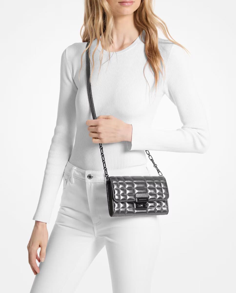 Bolso de hombro Tribeca de piel Michael Kors