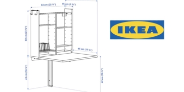Ikea NORBERG mesa abatible pared
