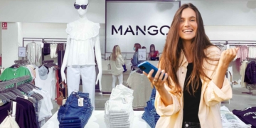 Mango trench vaquero