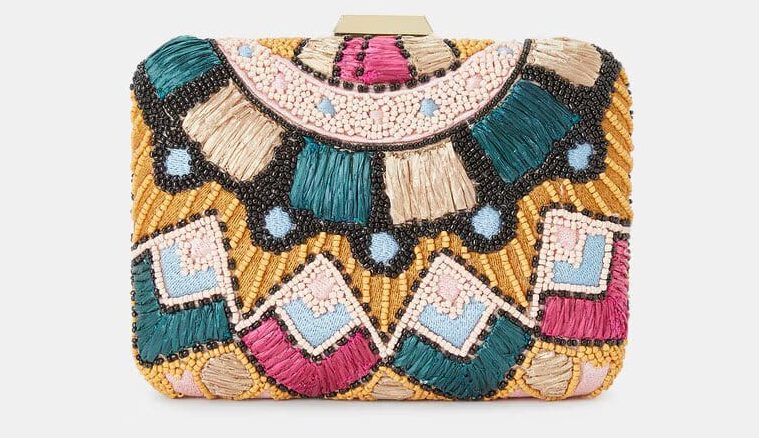 Tintoretto Clutch de fiesta con flores