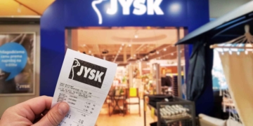 JYSK puf decoración