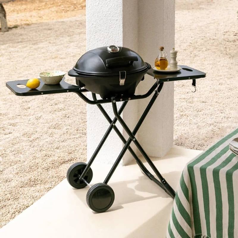 Leroy Merlin CREATE - BBQ SURFACE 2 IN 1 - Barbacoa eléctrica plegable con cuerpo extraíble