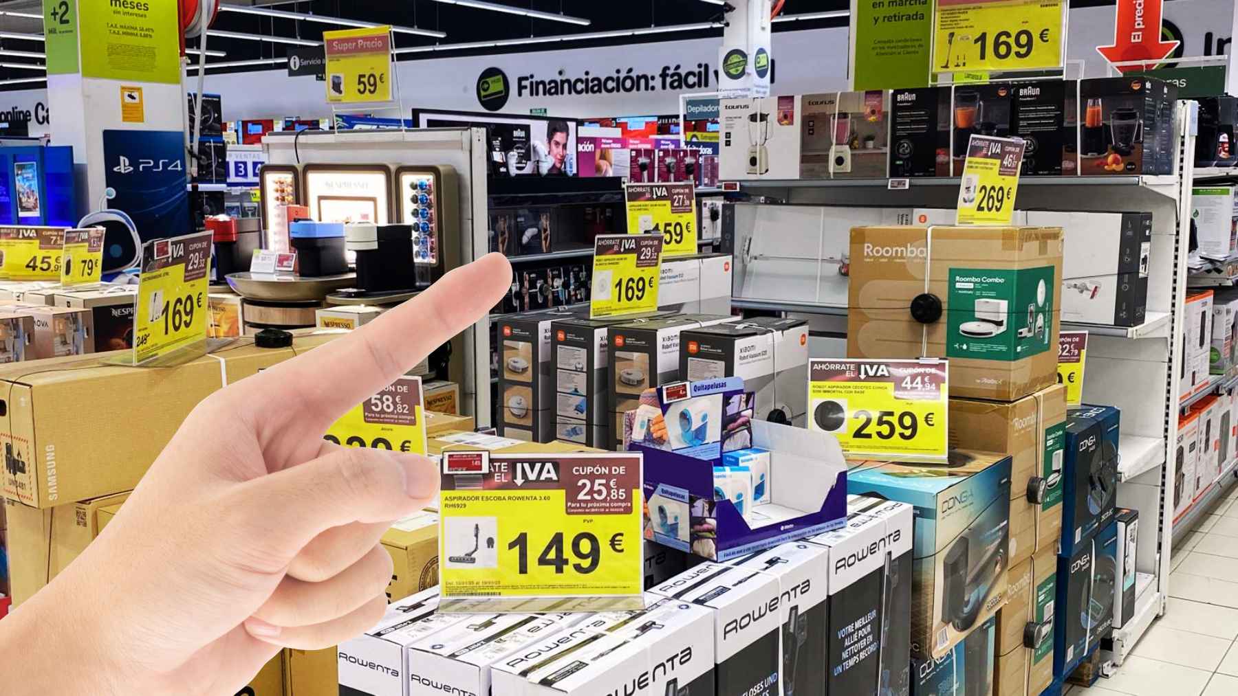 Carrefour robot aspirador Cecotec