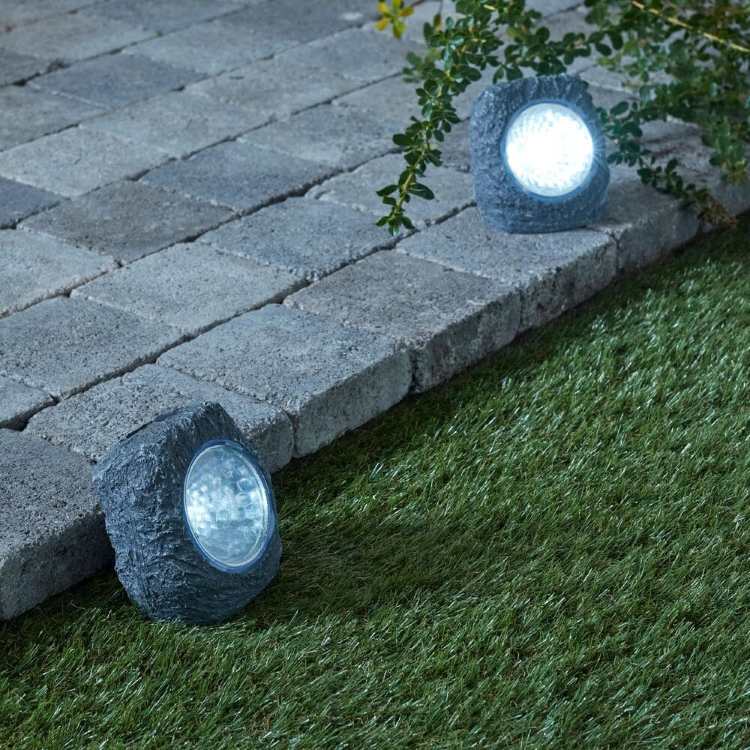 Luz solar Stone de Leroy Merlin