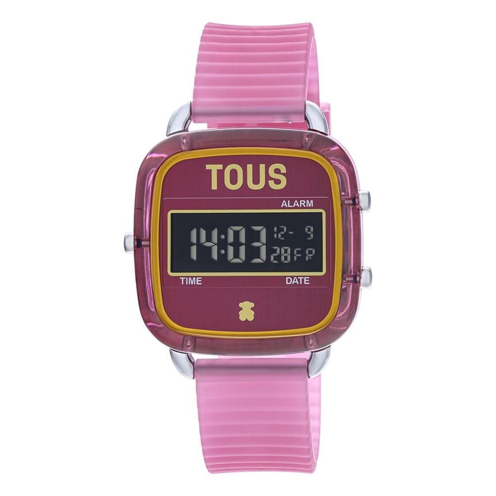 Reloj digital de policarbonato D-logo Fresh de TOUS