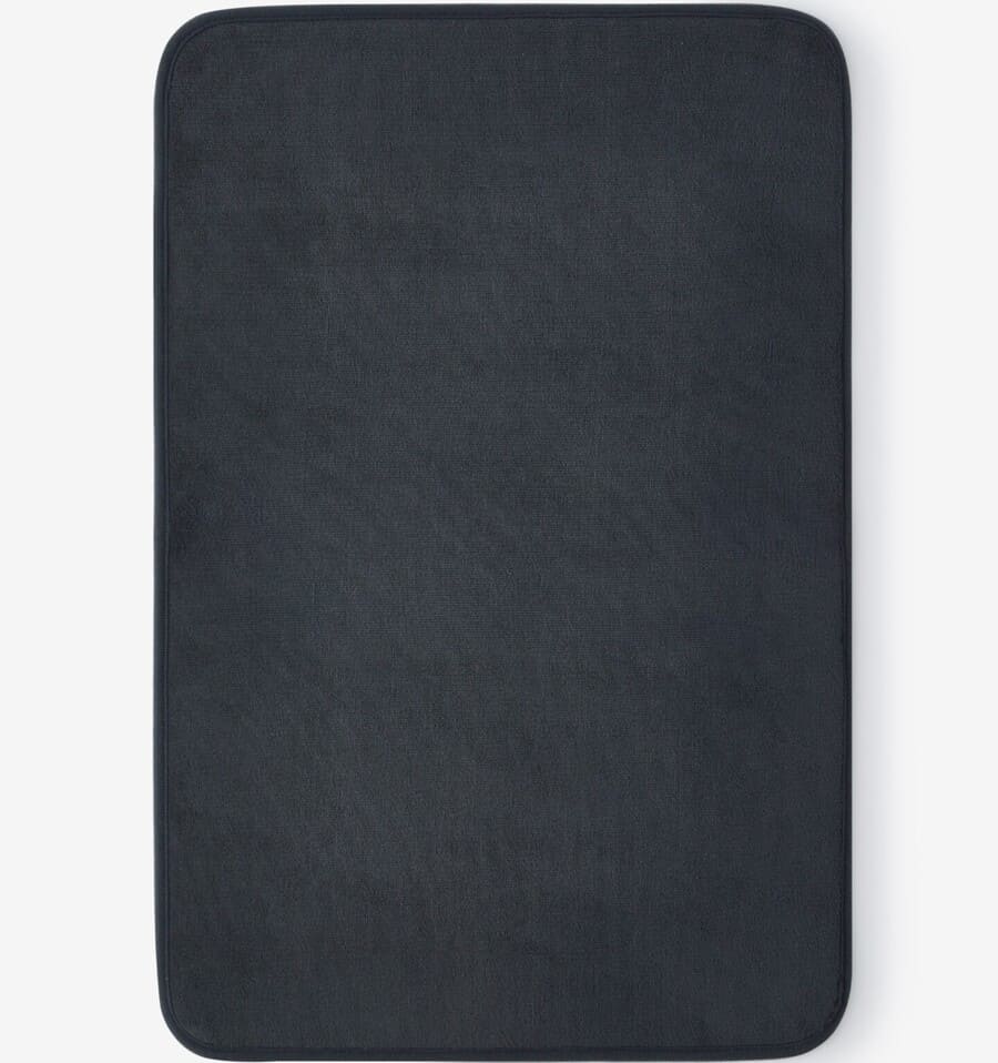 Alfombra de baño negra de PEPCO
