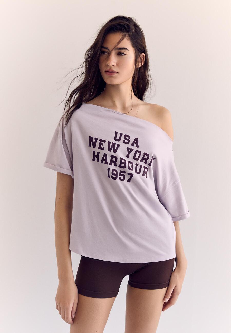 Camiseta New York de Stradivarius