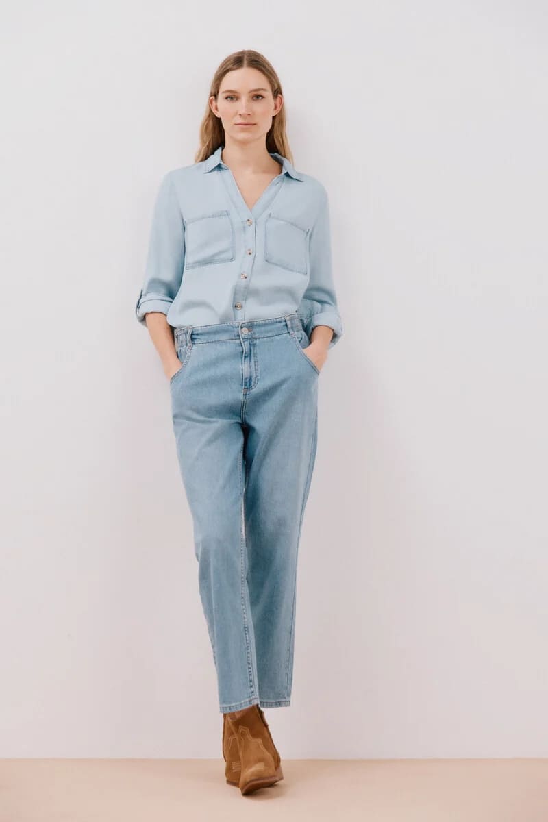 Conjunto de jeans y camisa Easy fit