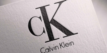 Zapatilla de ante con logo de Calvin Klein