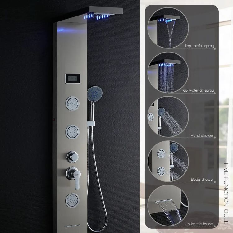 Leroy Merlin Panel de Ducha LED
