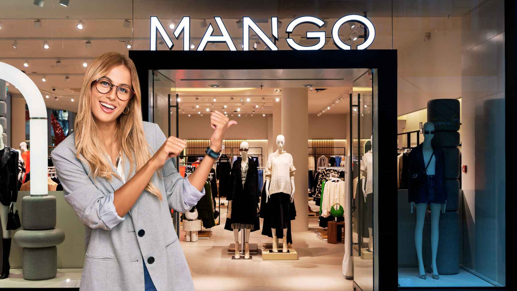 Mango pantalón fluido