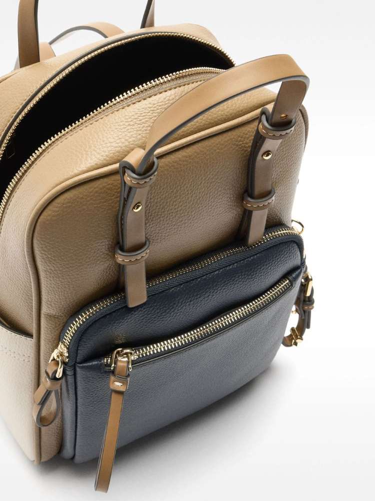Mochila color block