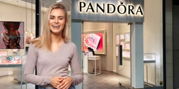 Pandora conjunto regalo pulsera pendiente