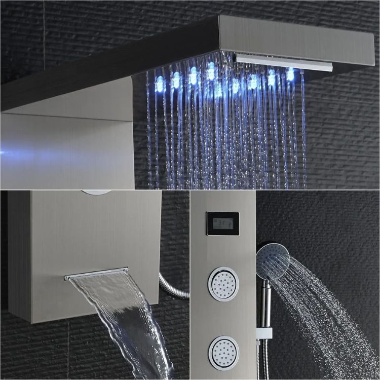 Panel de Ducha LED de Leroy Merlin
