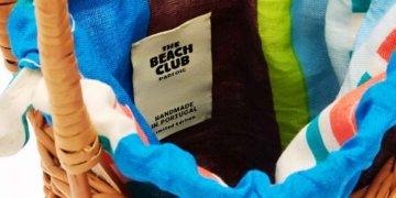 Parfois bolso ratán alargado beach club