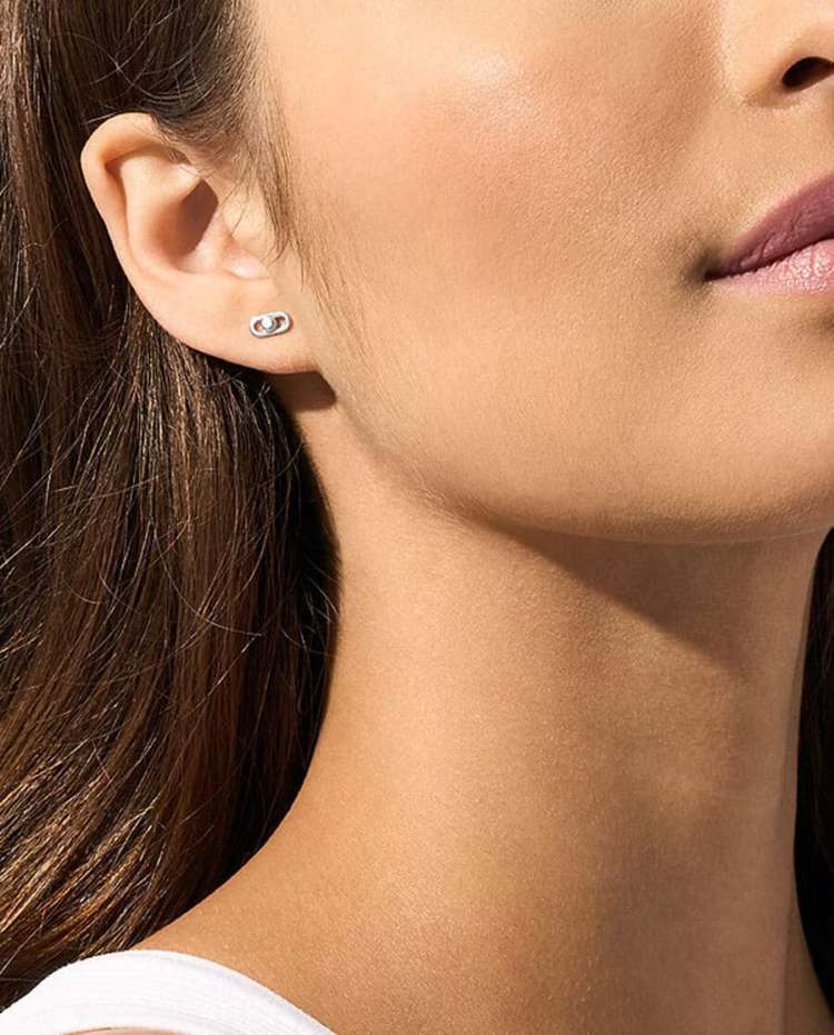 Pendientes Astor Link de plata