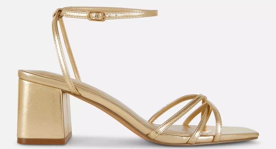 Primark Sandalias de tacón grueso con tira cruzada