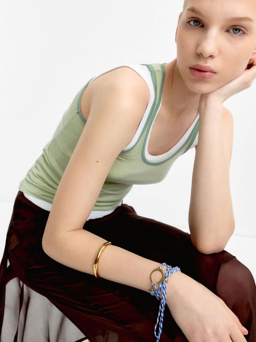Pulsera de acero inoxidable de pez de Parfois