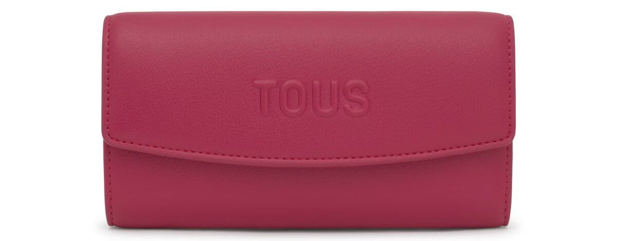 Billetera grande Pocket fucsia TOUS Bloom de TOUS