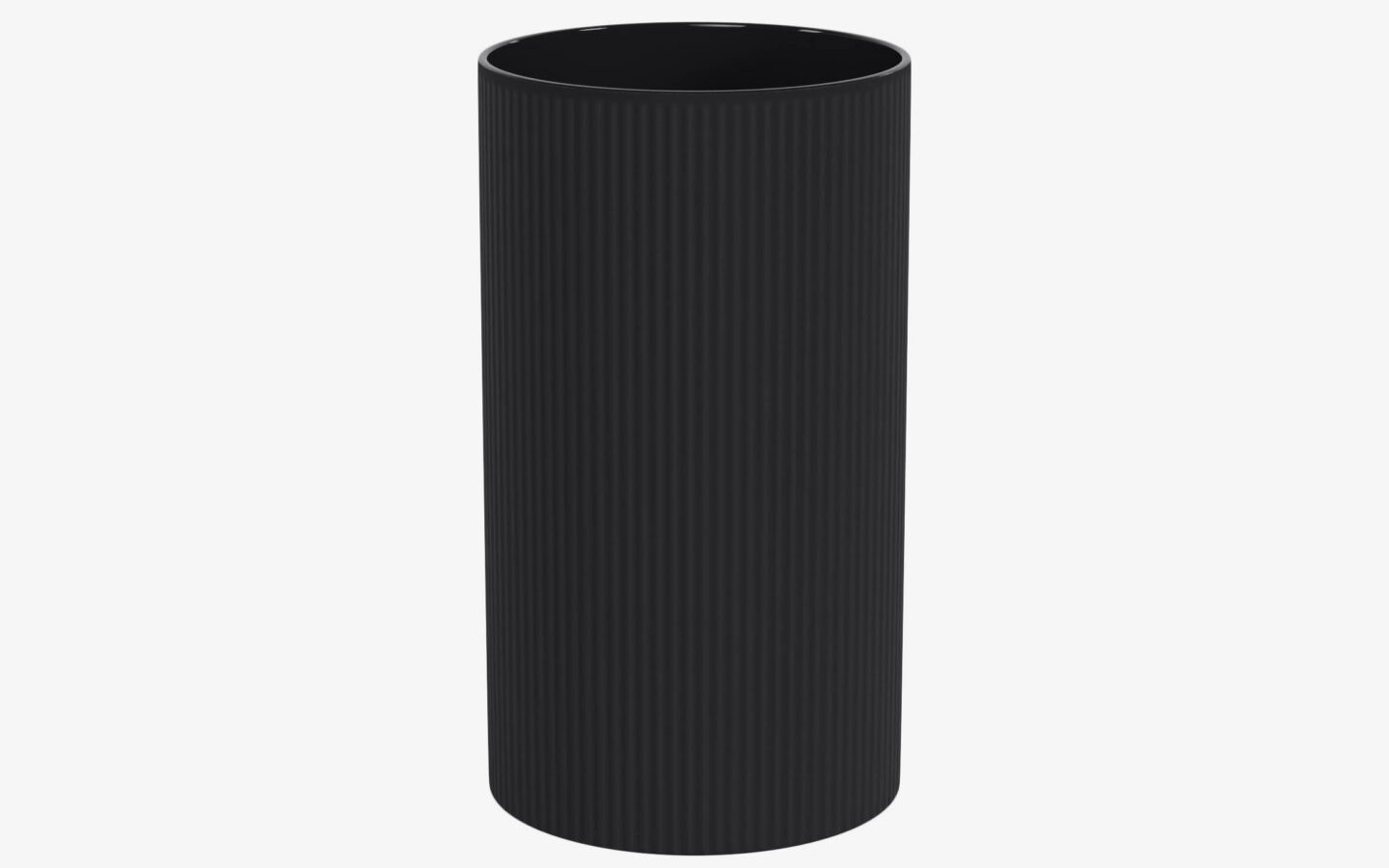 Vaso para cepillo de dientes negro de PEPCO