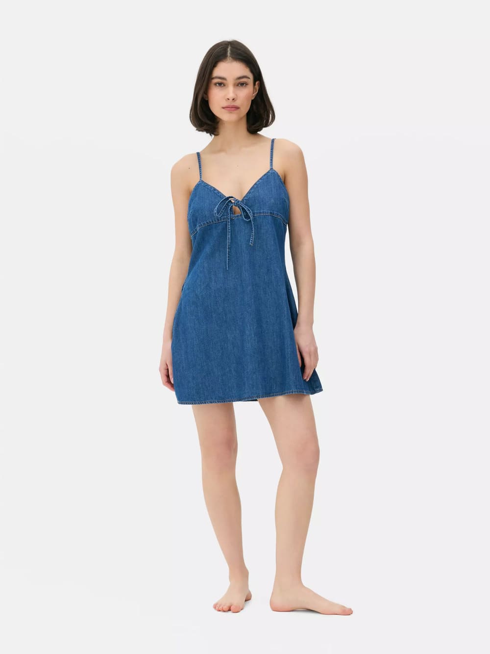 Vestido corto vaquero de Primark