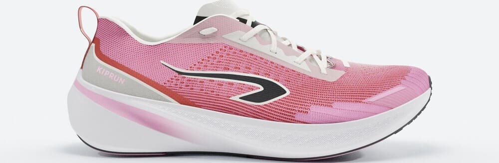 Zapatillas de Running Mujer, Kiprun Cushion 500 Rosa