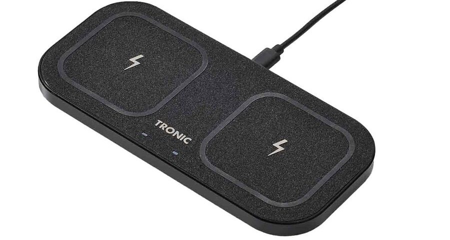Cargador inalámbrico QI dual de LIDL