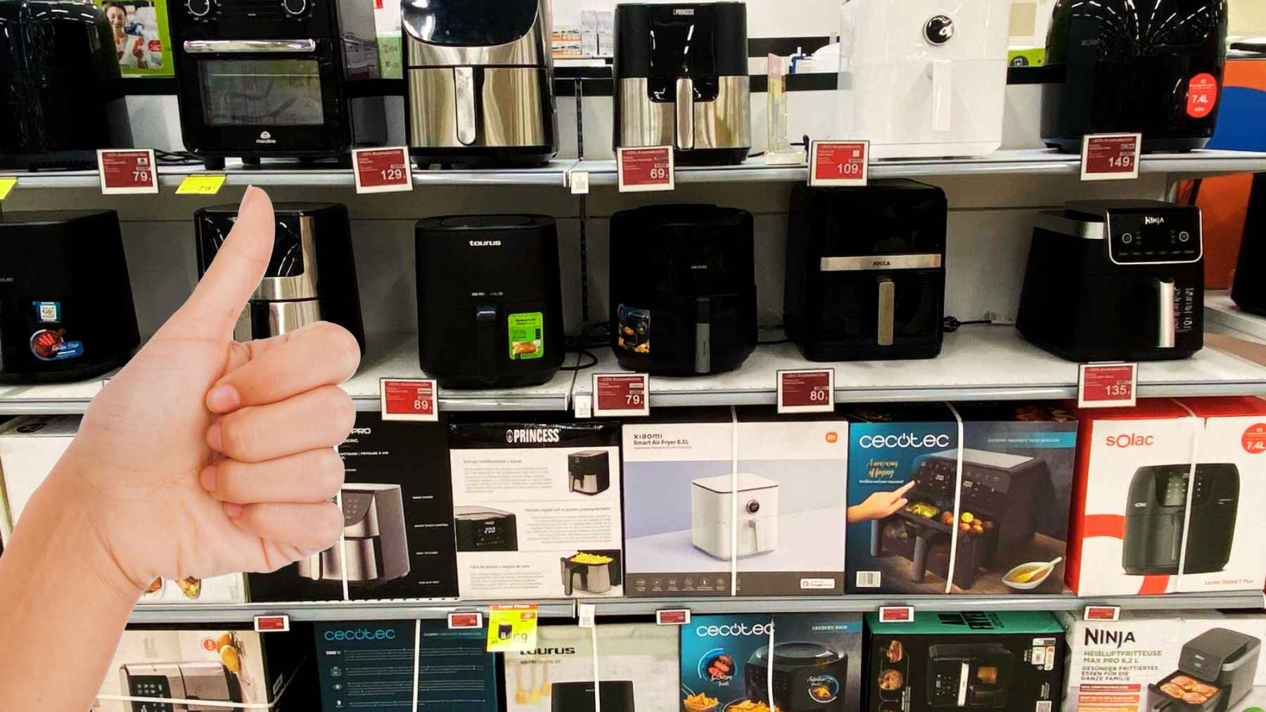 Carrefour freidora de aire Aigostar