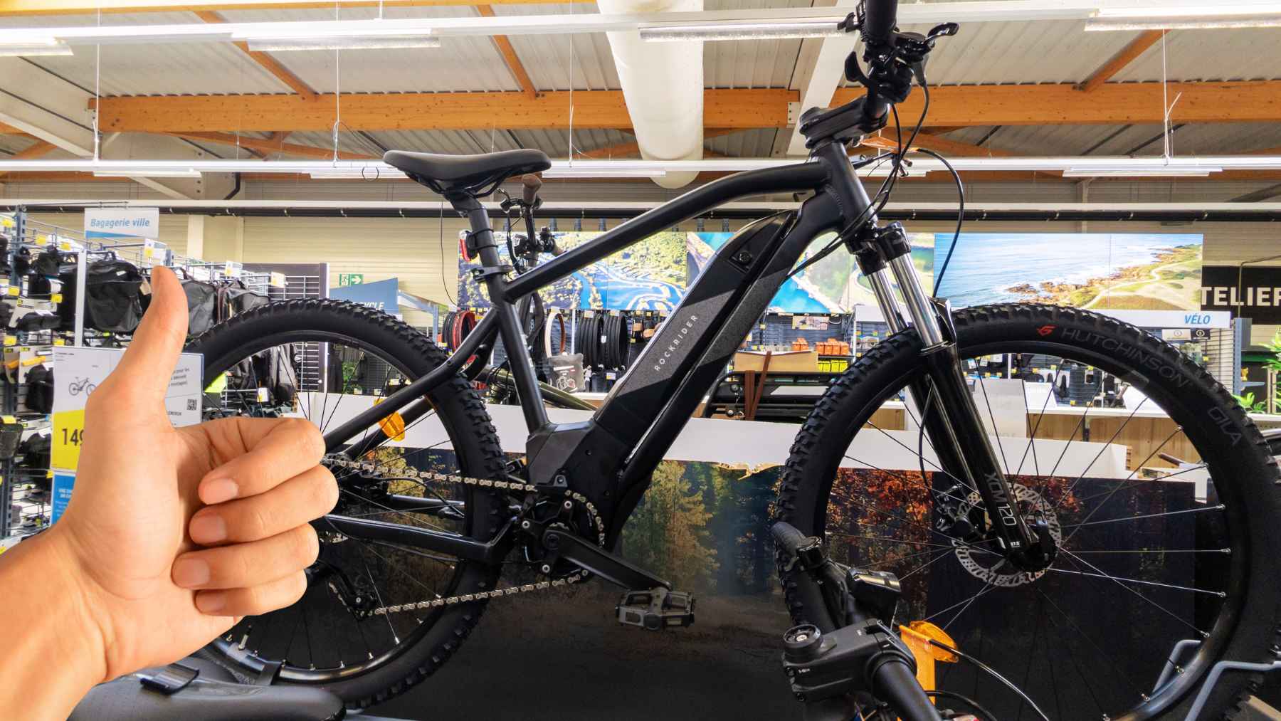 Decathlon bicicleta eléctrica E-Expl 520