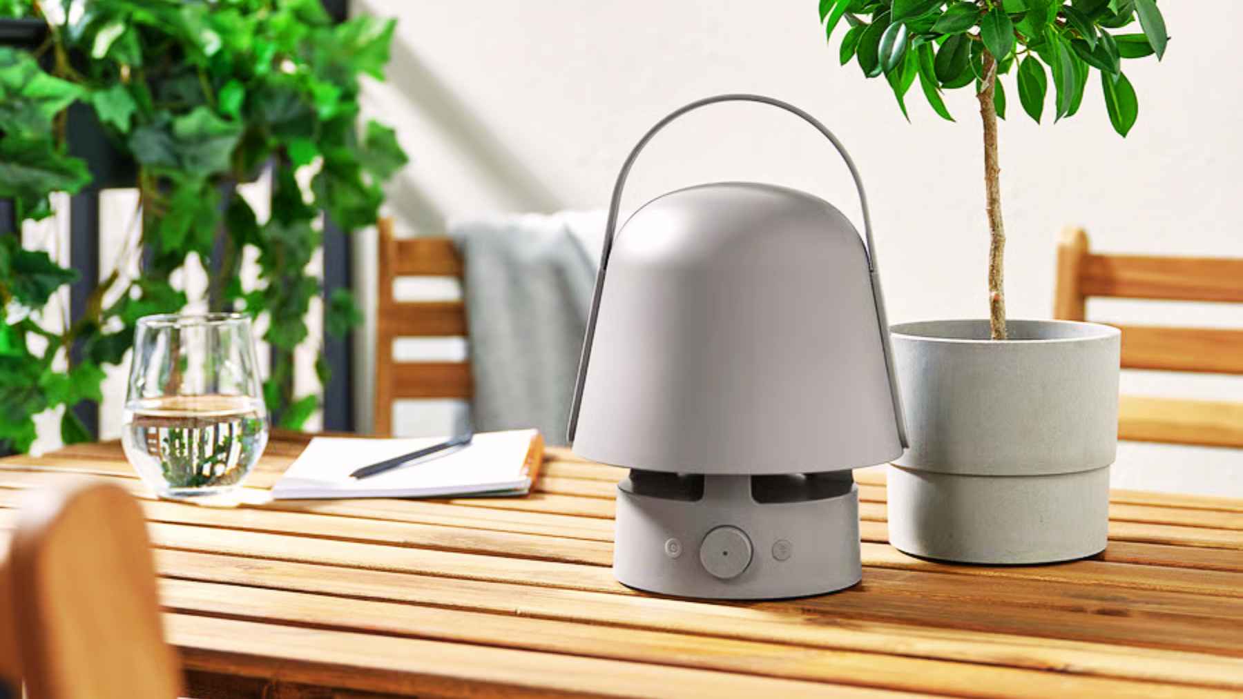 Ikea lVAPPEBY Lámpara altavoz Bluetooth