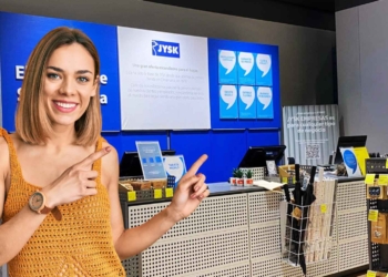 JYSK banco con almacenaje BADSTED