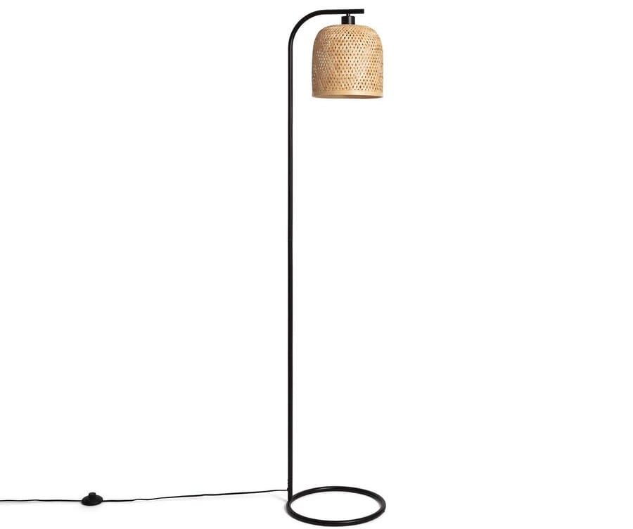 Ledkia Lámpara de Pié Bambú Adola Natural de Leroy Merlin