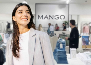 Mango chaleco oficina lino