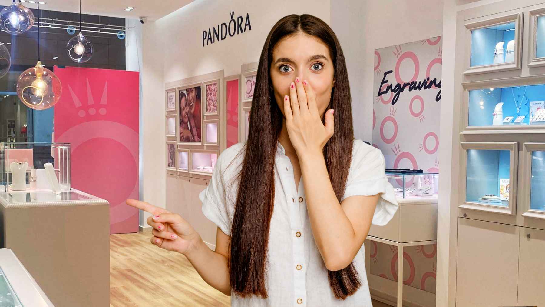 Pandora pendientes perlas