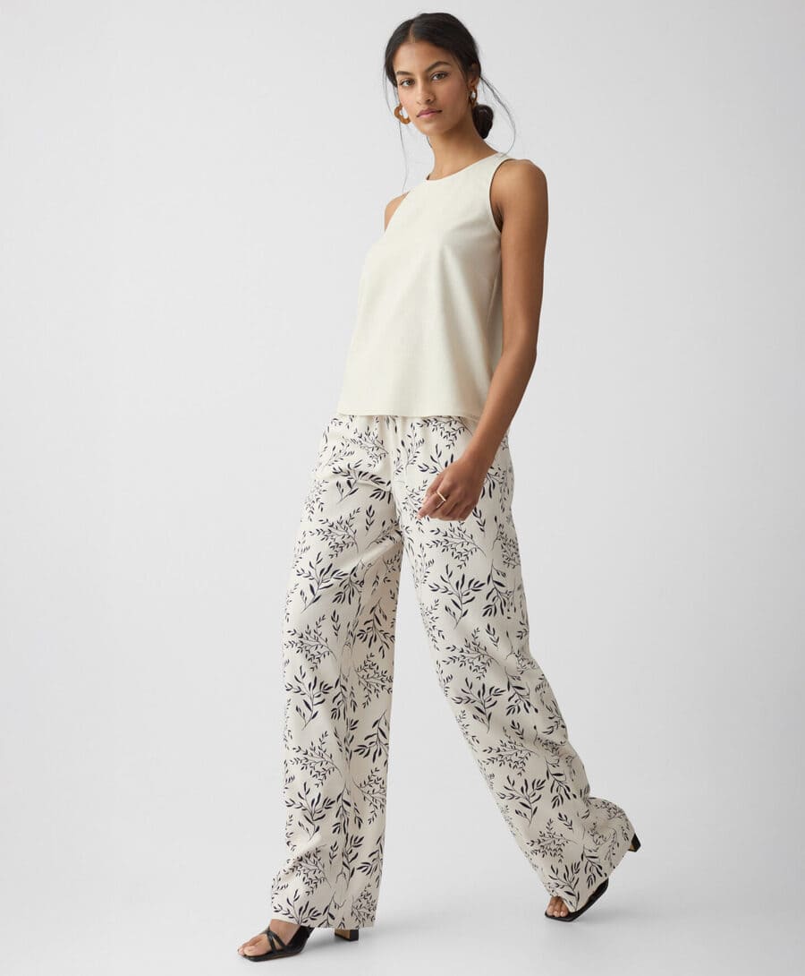 Pantalón ancho con estampado de PEPCO