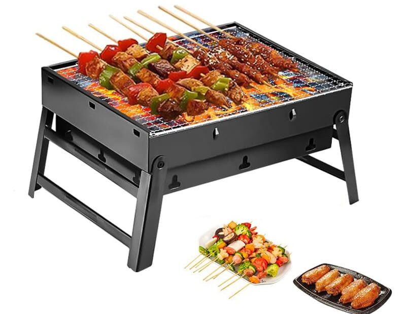Parrilla de carbón portátil de Leroy Merlin