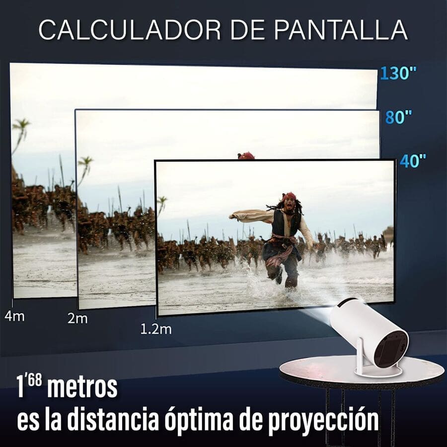 Carrefour Proyector Portatil Freestyle Unicview Hy300