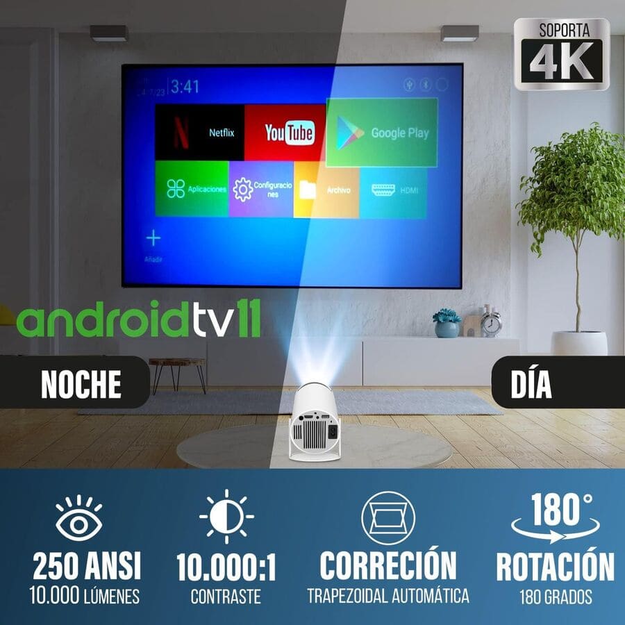 Carrefour Proyector Portatil Freestyle Unicview Hy300